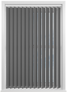 Trinity (Blackout), Fossil Grey - Vertical Blind